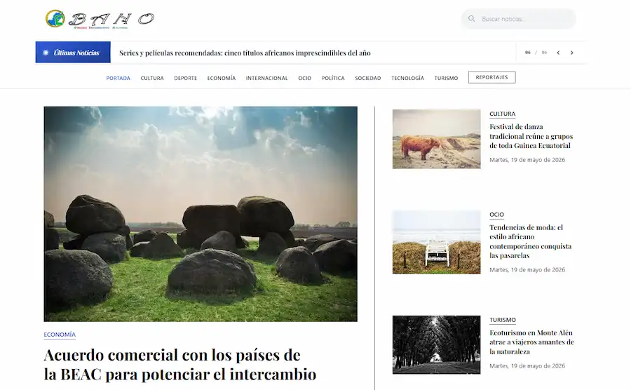 Vista del proyecto Ébano Digital