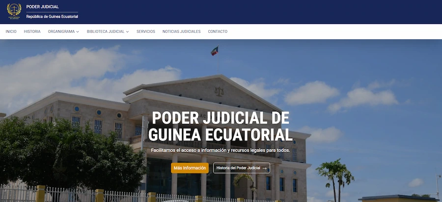 Vista del proyecto Poder Judicial
